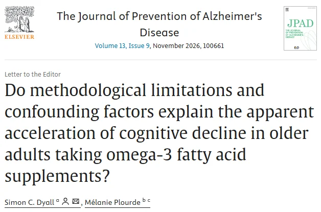 Cara T. Hoepner: Omega-3 is Not an Exposure