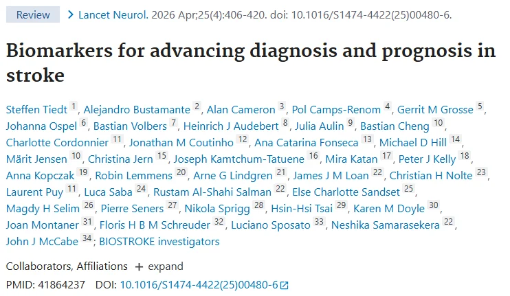 Federica Sepe: Are Biomarkers Finally Ready for Precision Stroke Medicine? 1 Federica Sepe