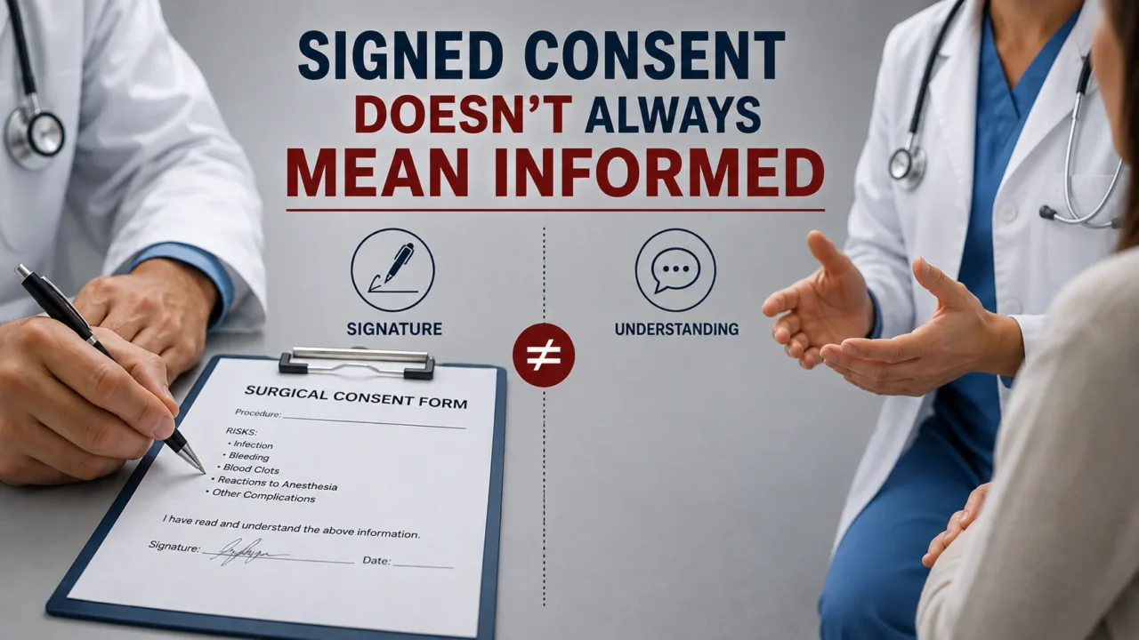 Khalid Alfawaz: Signed Consent Doesn’t Always Mean Informed