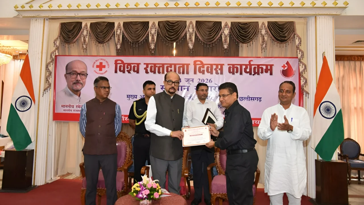 Deepak Kumar Dasmohapatra: Honored for Contributions to Transfusion Medicine and Immunohematology by the Governor of Chhattisgarh