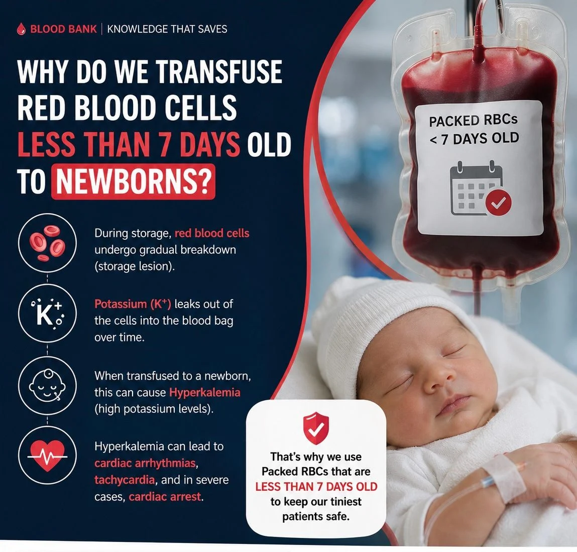 Abdulmalik Alnuqydan: Why Do We Transfuse RBCs Less Than 7 Days Old to Newborns?