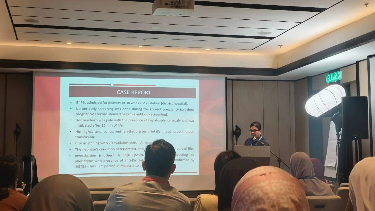 Mohd Redzuan Abdullah: Clinical Challenges of Red Cell Alloantibodies in Pregnancy at MSH 2026