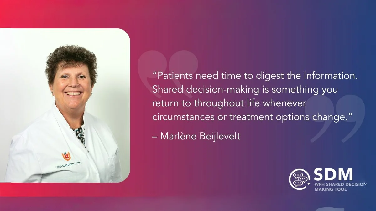 How the WFH Shared Decision-Making Tool Empowers Bleeding Disorder Patients