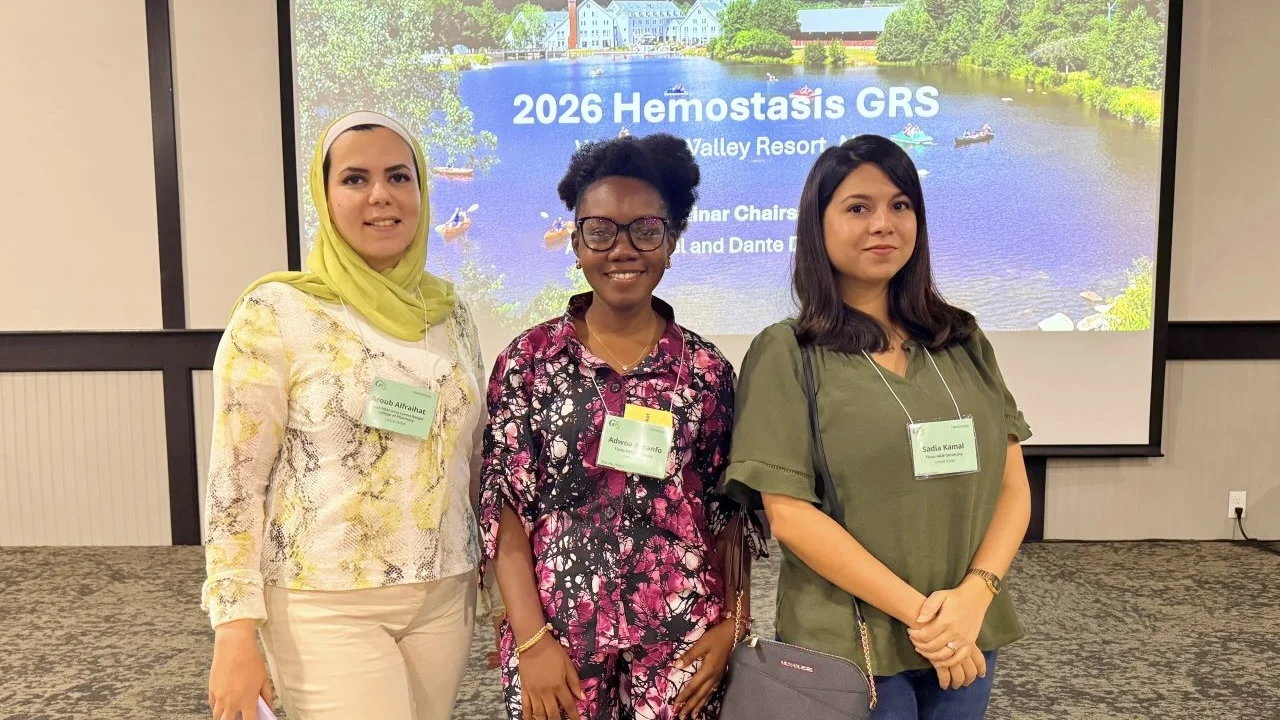 Sadia Kamal: Making Connections and Sharing Science at Hemostasis GRC