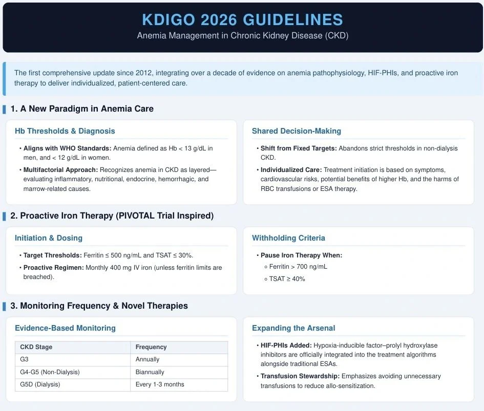 Kavya Sruthi: Clinical Practice Guideline for Anemia Management in Chronic Kidney Disease