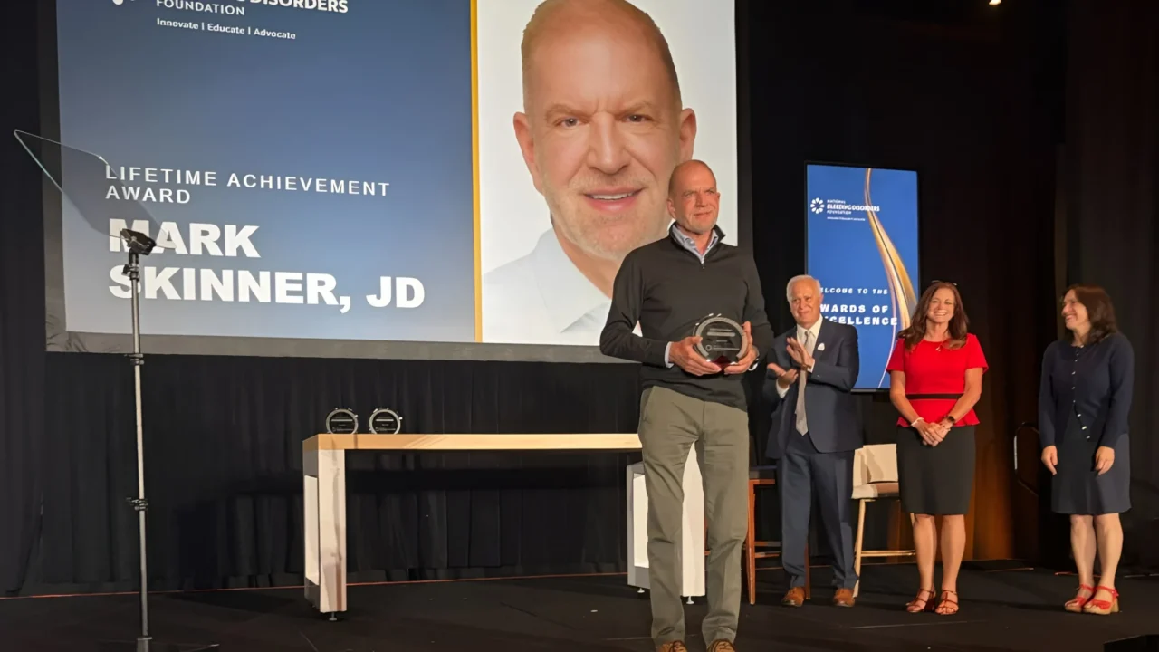 Lifetime Achievement Award at the National Bleeding Disorders Foundation’s 78th Annual Bleeding Disorders Conference – WFH 