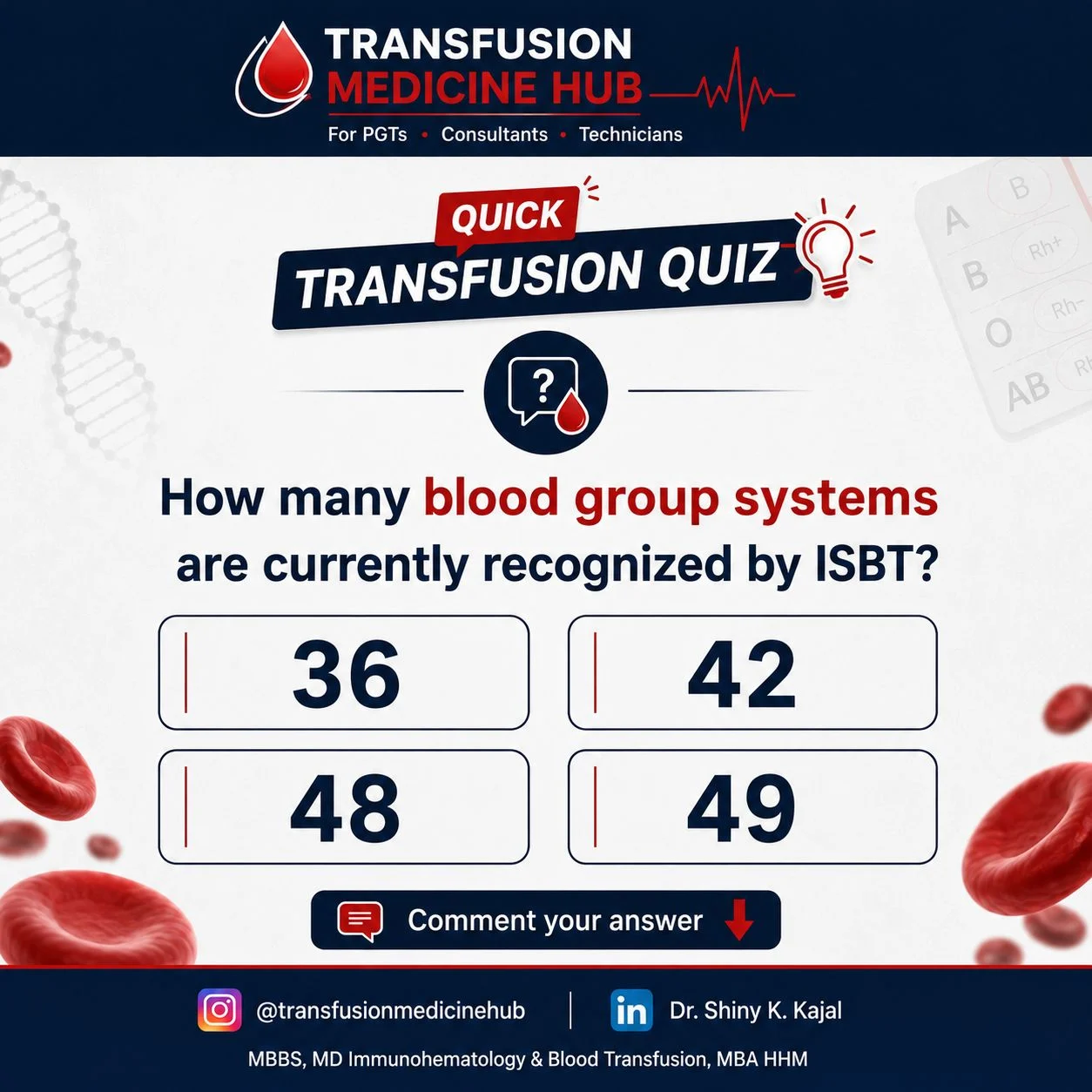 Shiny K. Kajal: The Latest ISBT Blood Group Update Is Here 1 Shiny K. Kajal: The Latest ISBT Blood Group Update Is Here