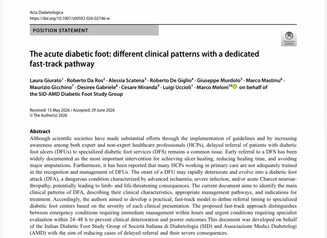 Marco Meloni: Clinical Management of the Diabetic Foot Attack 1 Marco Meloni