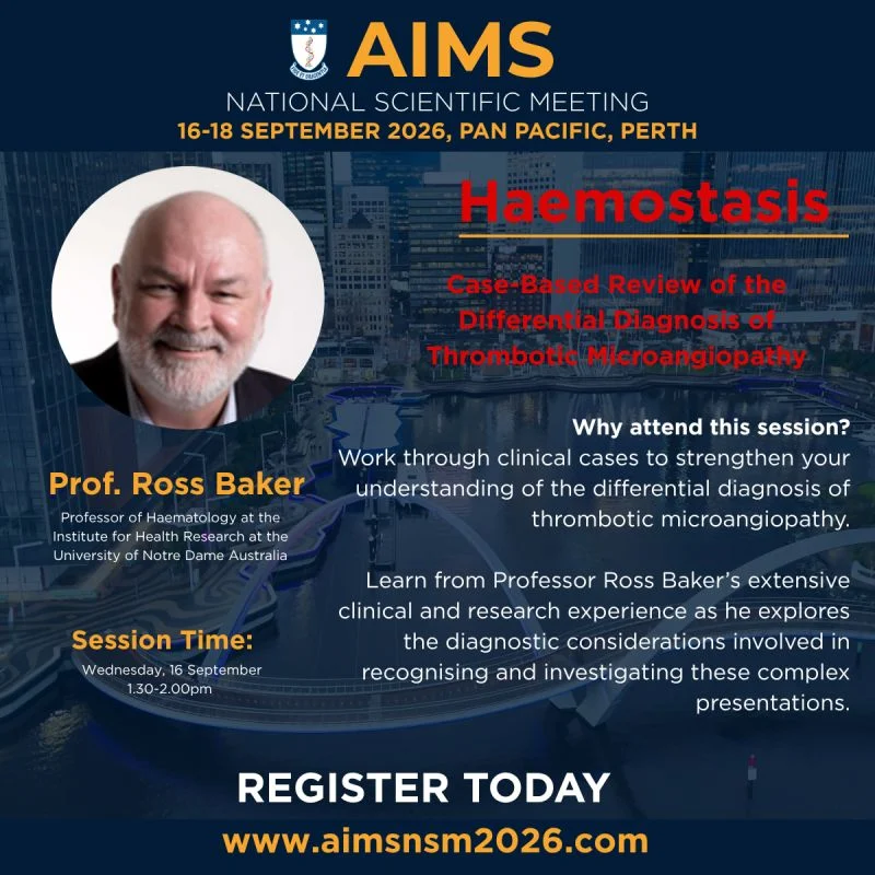 Danny Hsu: AIMS 2026 to Spotlight Differential Diagnosis of Thrombotic Microangiopathy