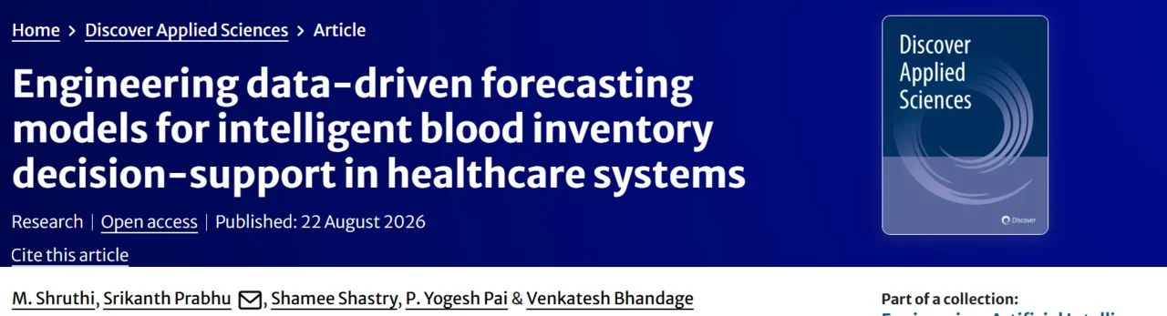 Shamee Shastry: Using AI to Transform Blood Inventory Management