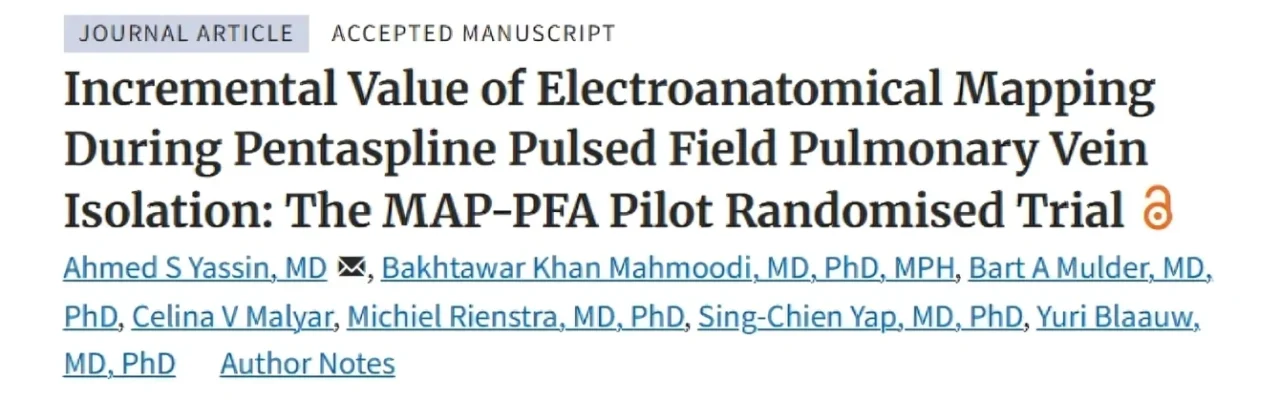 Ons Marsit: Impact of Electroanatomical Mapping on Pentaspline Pulsed Field Ablation