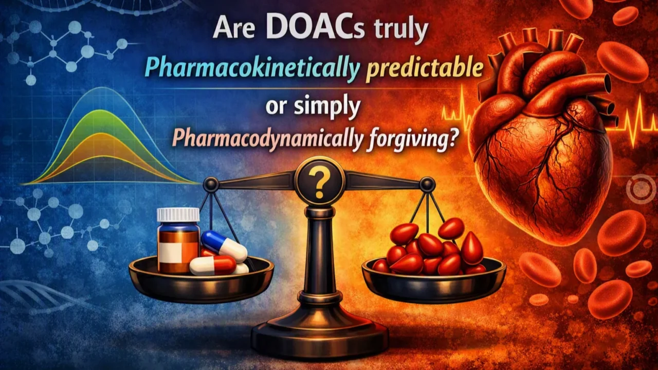 Filipe Gonçalves: Are DOACs Truly Pharmacokinetically Predictable or Simply Pharmacodynamically Forgiving?