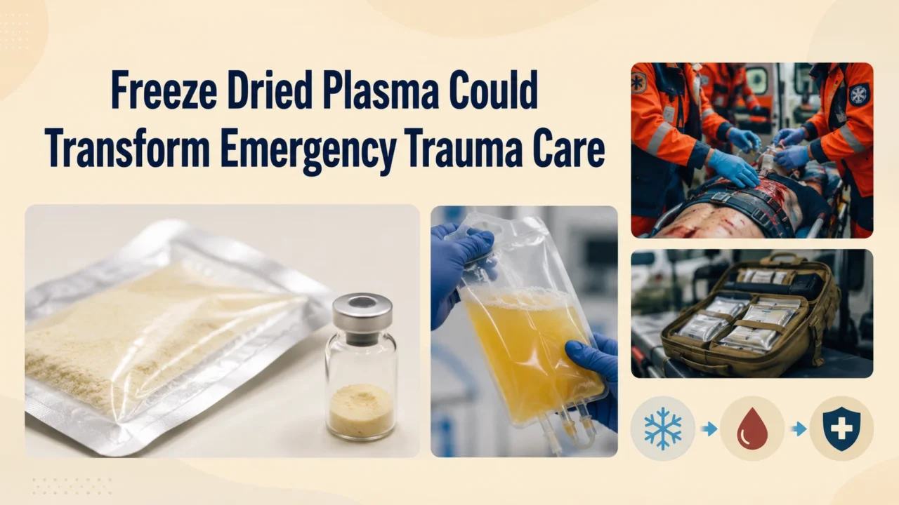 Naghmeh N.: Freeze Dried Plasma Could Transform Emergency Trauma Care