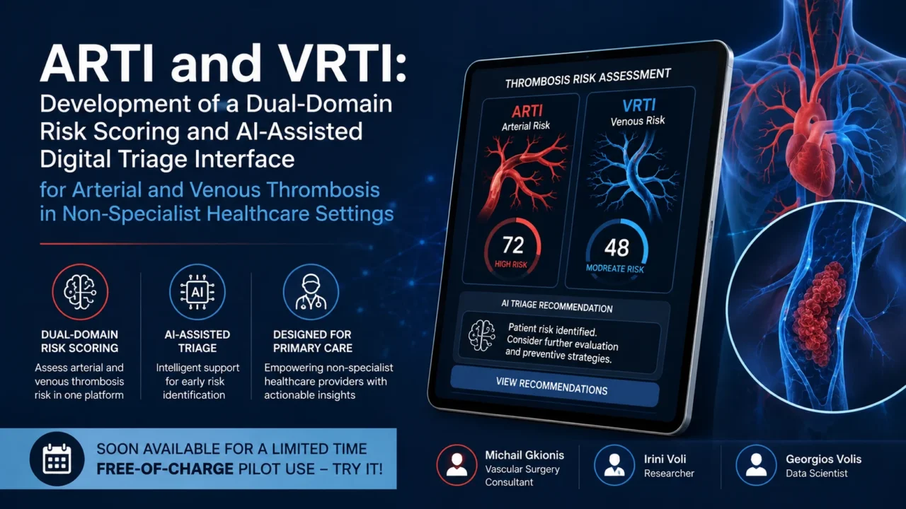 Michalis Gkionis: Dual-Domain Risk Assessment Simplifies Thrombosis Screening