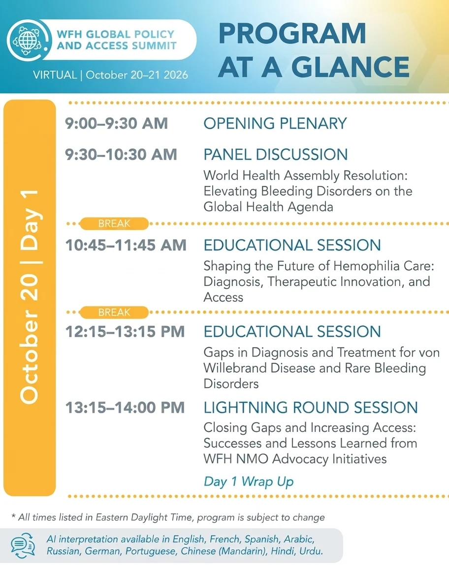 GPAS 2026 Advancing Access and Equity in Bleeding Disorders - WFH 1 GPAS 2026 Advancing Access and Equity in Bleeding Disorders - WFH