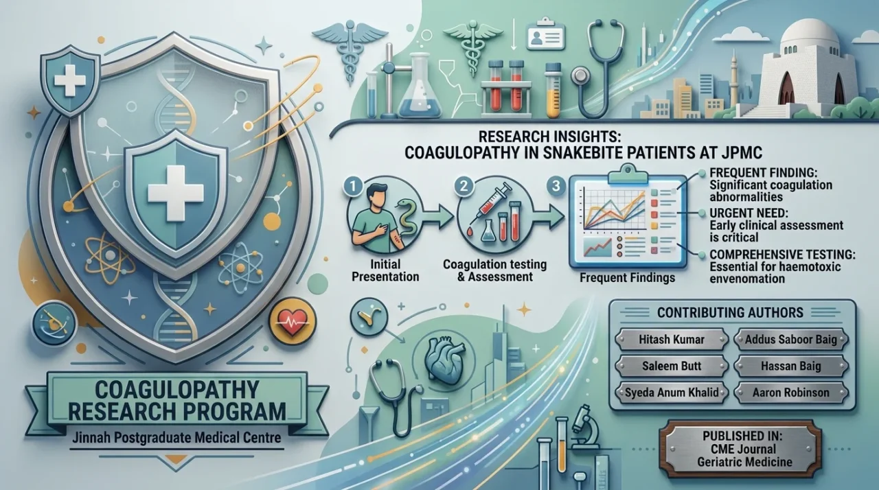 Susheel Kumar: High Frequency of Coagulopathy in Adult Snakebite Patients at a Tertiary Care Hospital in Karachi