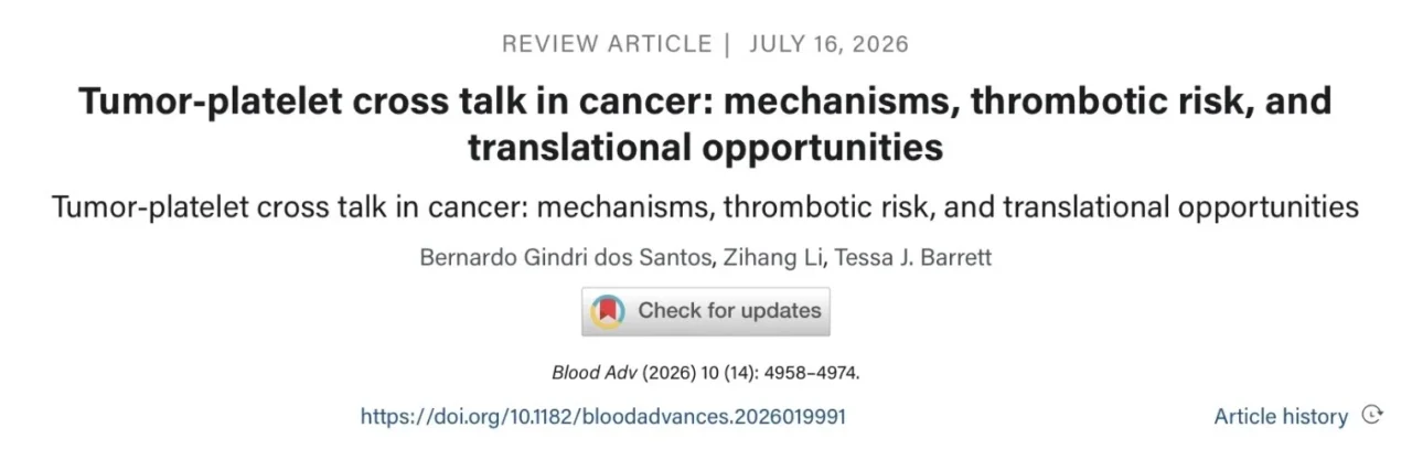 Bernardo Gindri: How platelets Influence Cancer Progression 1 Bernardo Gindri: How platelets Influence Cancer Progression