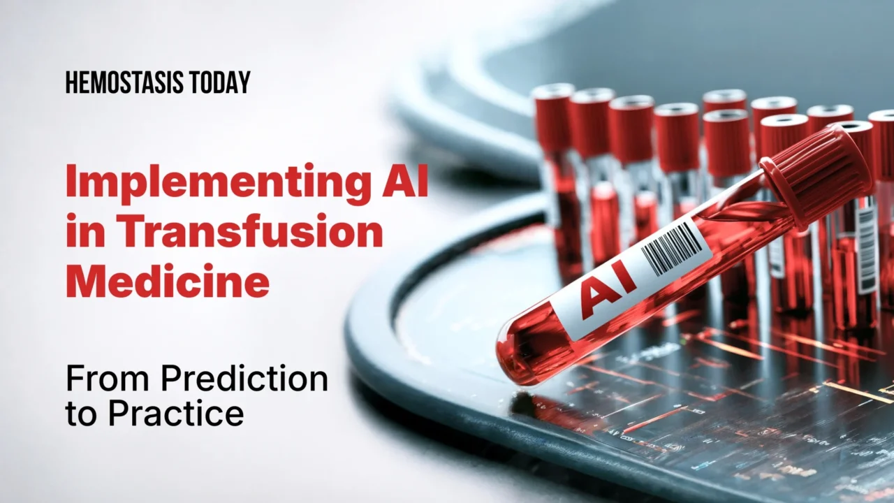 From Prediction to Practice: Implementing Artificial Intelligence in Transfusion Medicine