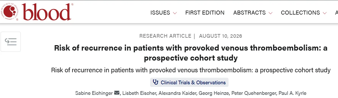 Sarah Walbolt: Study Findings Challenge Long-Term Anticoagulation