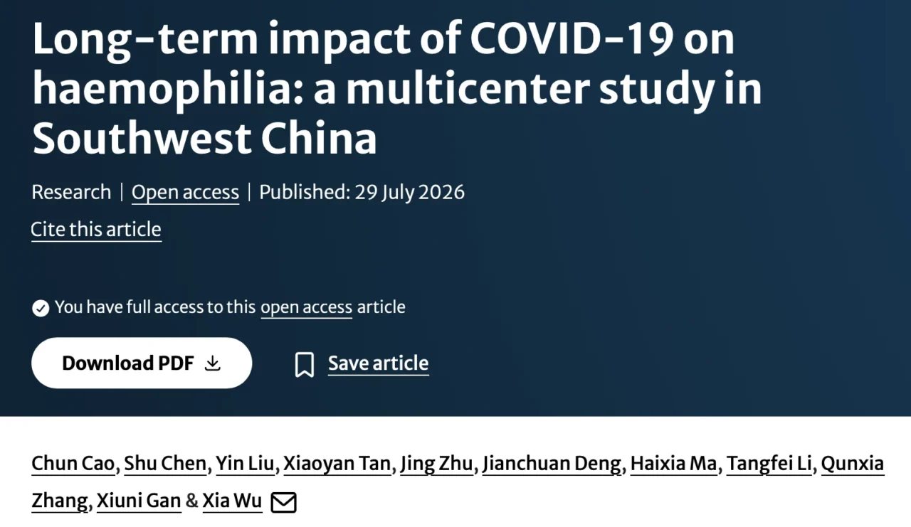Sandeep De: Unraveling the Long-Term Impact of COVID-19 in Hemophilia 1 Sandeep De: Unraveling the Long-Term Impact of COVID-19 in Hemophilia