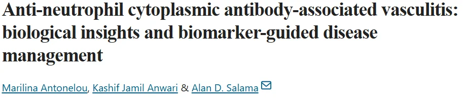 Hakkı Yılmaz: Precision Medicine Gains Momentum in ANCA-Associated Vasculitis 1 Hakkı Yılmaz: Precision Medicine Gains Momentum in ANCA-Associated Vasculitis