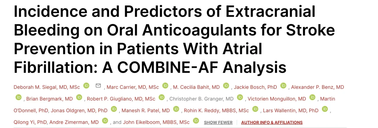 Deborah Siega: What Predicts Bleeding in Anticoagulated Patients 1 Deborah Siega: What Predicts Bleeding in Anticoagulated Patients