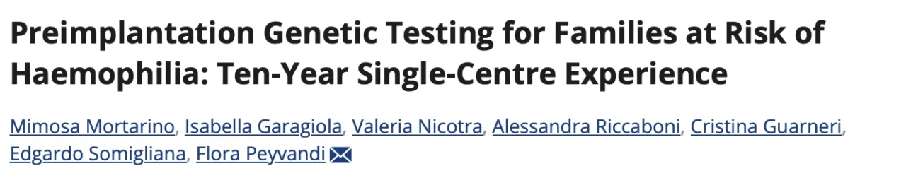 Helping Families Navigate Hemophilia Through Genetic Testing - EAHAD
