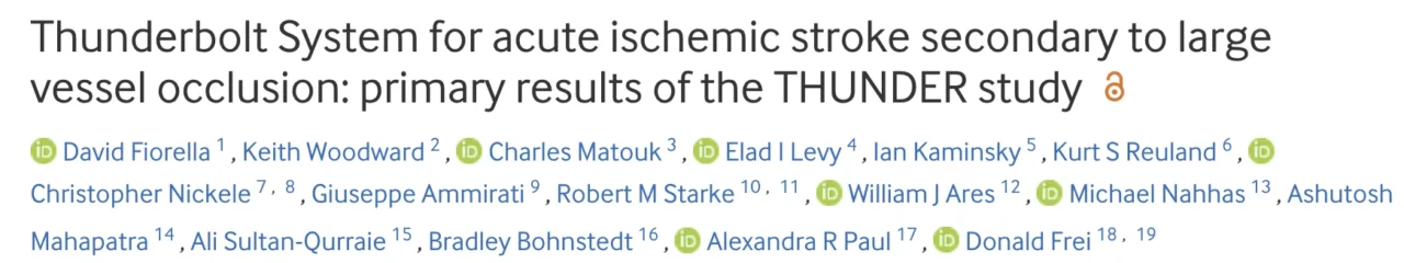 Renata Evertz: THUNDER Study Sets a New Benchmark in Stroke Thrombectomy
