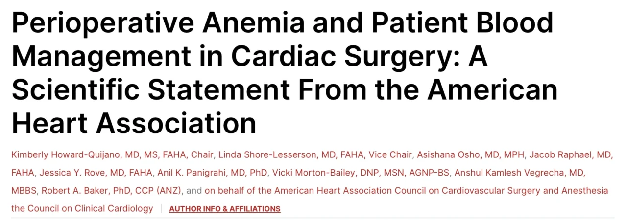 Tiffany Hall: Why Hemoglobin Alone Is Not Enough Before Cardiac Surgery