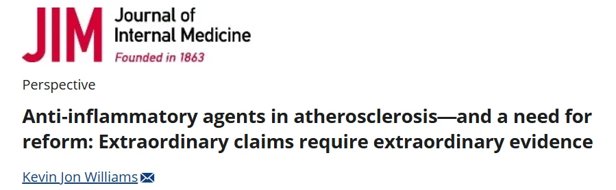 Pablo Corral: Is Inflammation Really a Therapeutic Target in Atherosclerosis