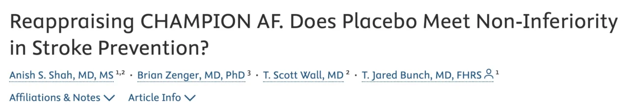 Venkata Sagi: Systemic Anticoagulation or Left Atrial Appendage Closure? 1 Venkata Sagi: Systemic Anticoagulation or Left Atrial Appendage Closure?