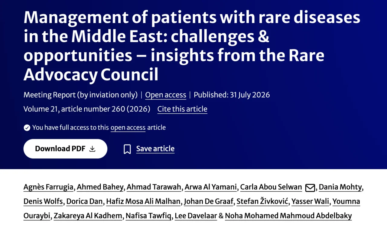 Ahmed Bahi: Improving Hemophilia and Rare Disease Care in the Middle East