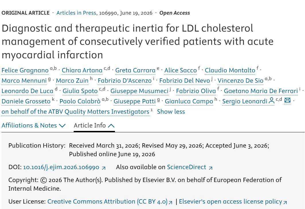 Felice Gragnano: LDL-C Treatment Is Not Enough - Reaching the Target Matters