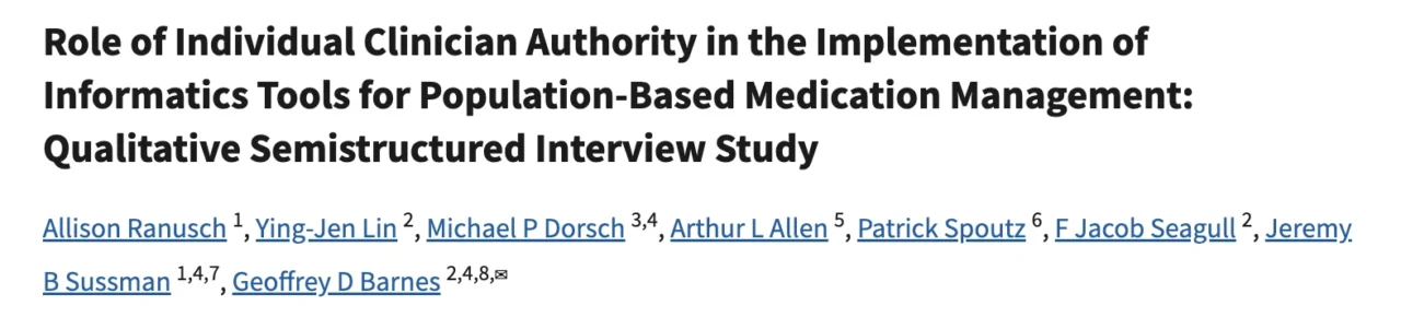 Arthur Allen: Empowering Clinicians to Act 1 Arthur Allen: Empowering Clinicians to Act