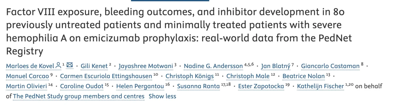 Marloes de Kovel: FVIII Exposure With Severe Haemophilia A on Emicizumab Prophylaxis 1 Marloes de Kovel: FVIII Exposure With Severe Haemophilia A on Emicizumab Prophylaxis