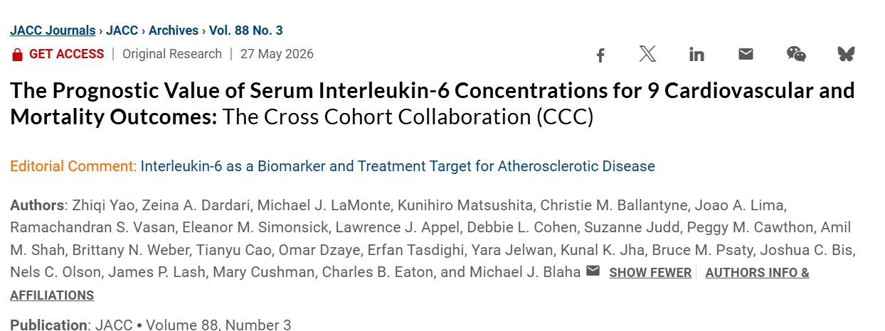 Mary Cushman: The Role of IL-6 in Cardiovascular Disease
