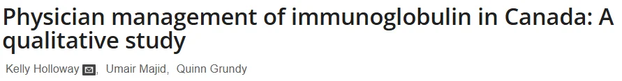 David McIntosh: Immunoglobulin Stewardship in the Face of Rising Demand