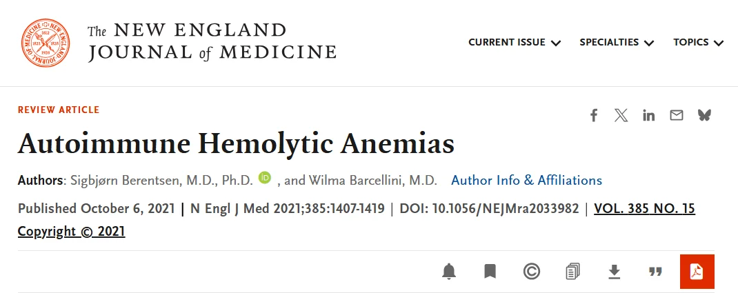 Mauricio Ambriz: Pathogenesis of Autoimmune Hemolytic Anemia Mediated by Warm and Cold Antibodies 1 Mauricio Ambriz