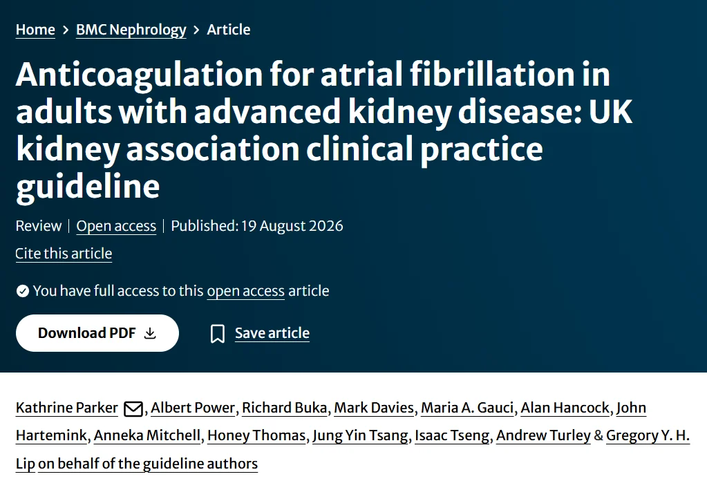 Mital Jhaveri: Anticoagulation in Advanced CKD - Why Individualized Decisions Matter 1 Mital Jhaveri