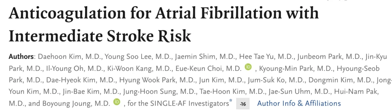 Christopher Cannon: Anticoagulation Shows Benefits Even in Low Risk Atrial Fibrillation Patients