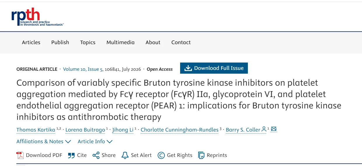 Alan Nurden: Novel Platelet Inhibitors Expanding the Scope of Antithrombotic Therapy