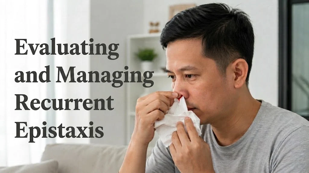Manali Kakadia: Evaluation and Management of Recurrent Epistaxis