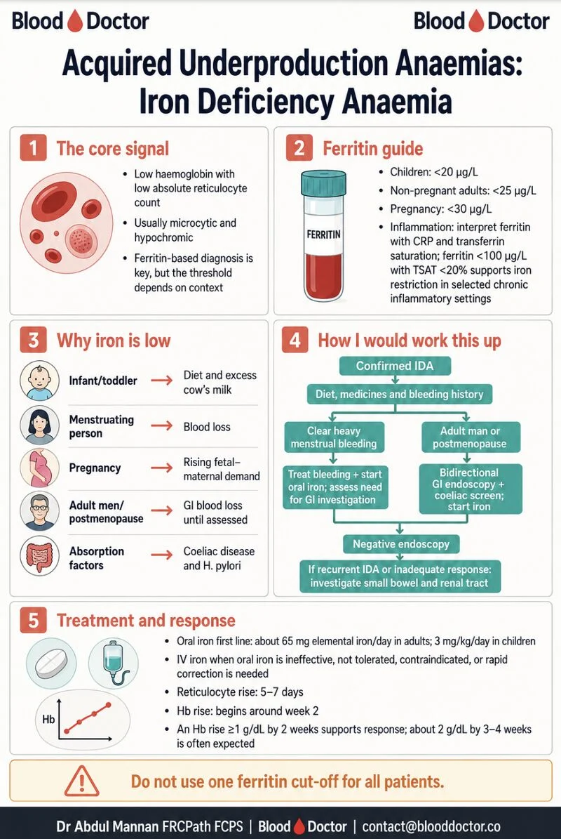 Abdul Mannan: Low Ferritin Is a Clue, Not the Final Diagnosis 1 Abdul Mannan: Low Ferritin Is a Clue, Not the Final Diagnosis