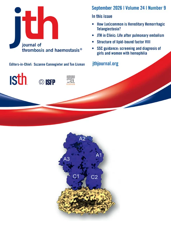 Bassem M. Mohammed: Factor VIII Structure Analysis Makes the Cover of the Journal of Thrombosis and Haemostasis 1 Bassem M. Mohammed