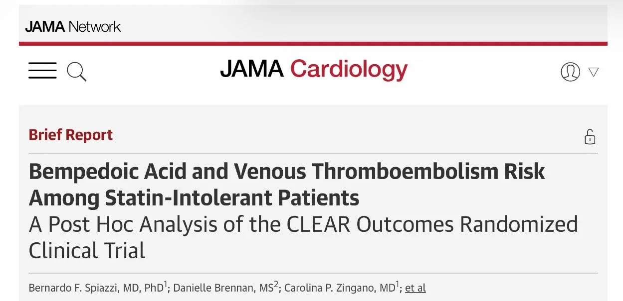 Shirya Rashid: Does Bempedoic Acid Influence Venous Thromboembolism Risk?