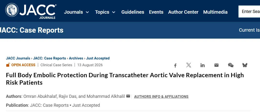 Mohammad Alkhalil: Stroke Remains a Dreaded Complication in TAVI 1 Mohammad Alkhalil: Stroke Remains a Dreaded Complication in TAVI