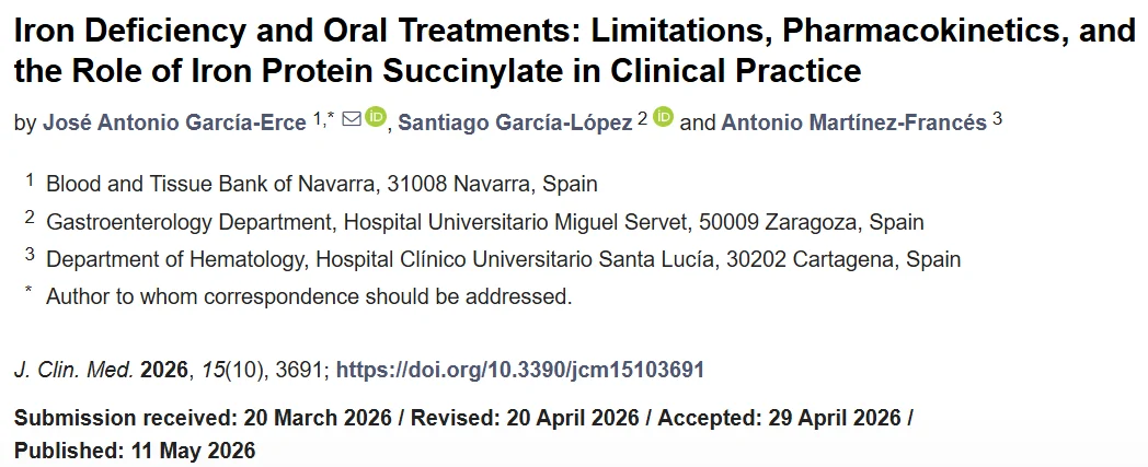 José Antonio García Erce: Which Oral Iron Therapy Should We Choose?