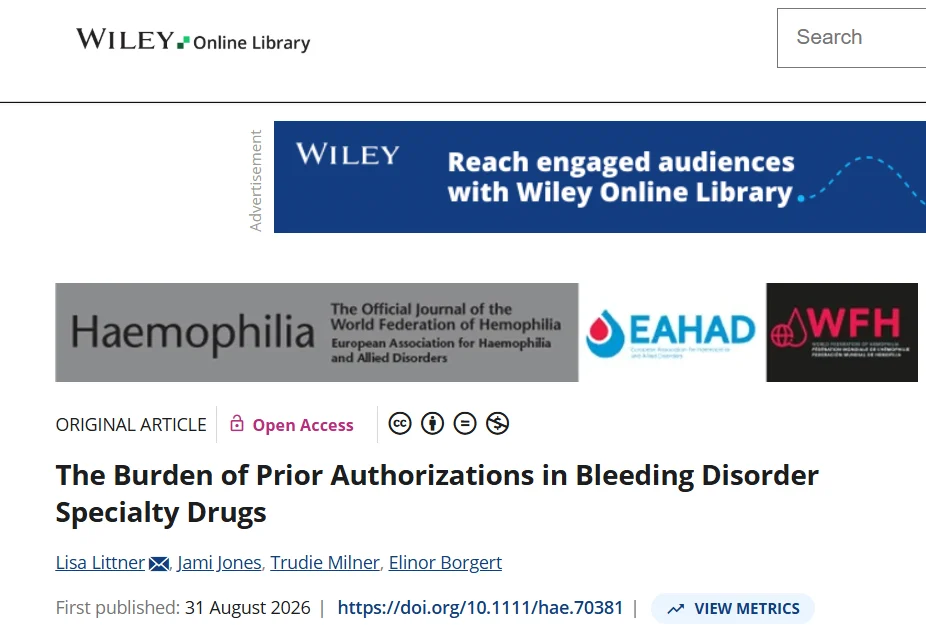 Lisa Littner: The Hidden Burden of Prior Authorization in Bleeding Disorder Care