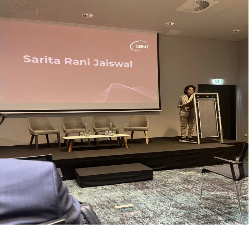 Sarita Rani Jaiswal: Sharing Basic Science Insights at EBMT HWP 2026 1 Sarita Rani Jaiswal: Sharing Basic Science Insights at EBMT HWP 2026