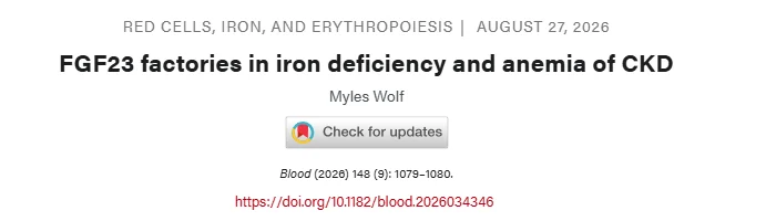 Guillaume Courbon: New Publication on Erythroid-Produced FGF23 and Its Role in Anemia 2 Guillaume Courbon